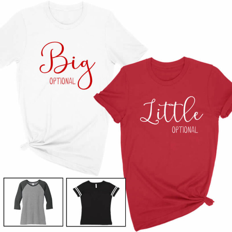 big little sorority shirts