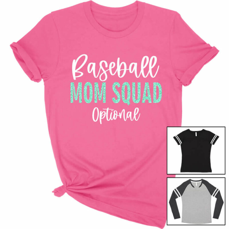 Baseball Mom Squad T-Shirt