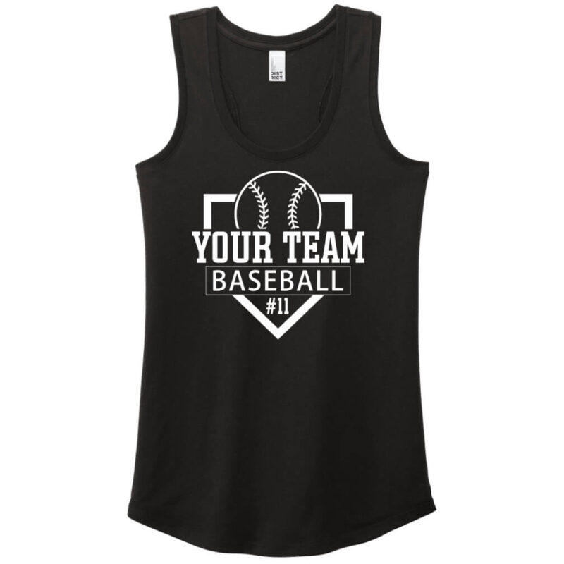 Custom Baseball Team Tank Top