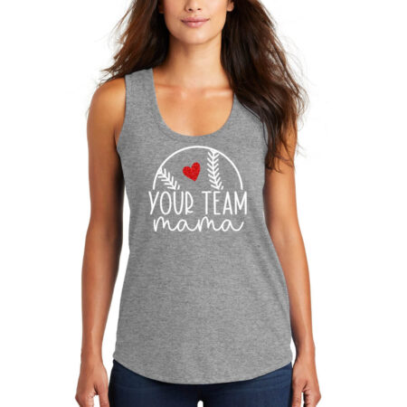 Baseball Mama Tank Top - Model