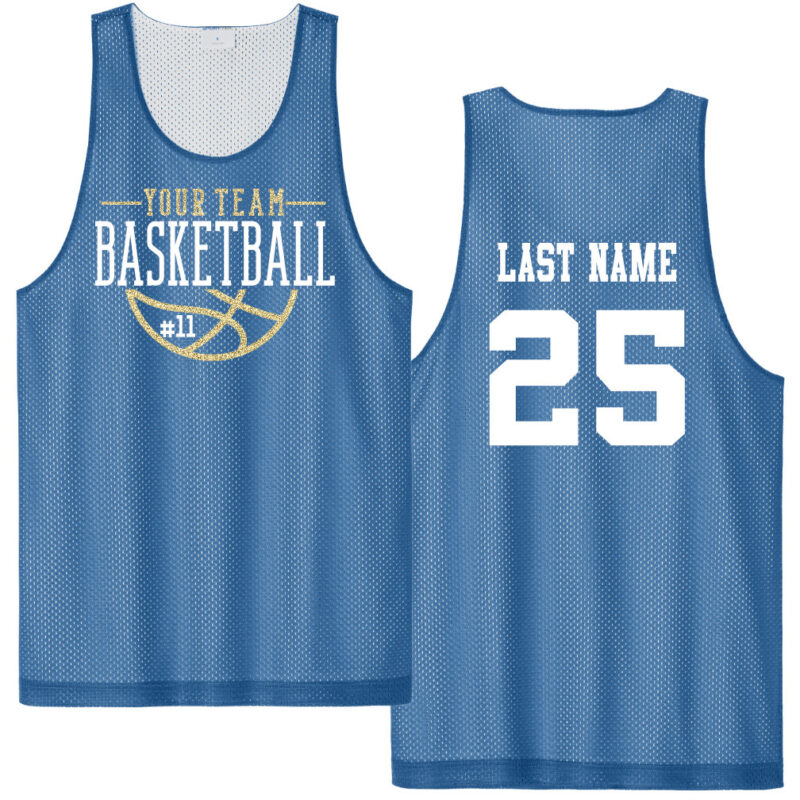 Basketball Team Jersey with Number