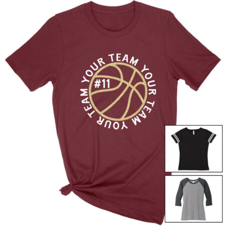 Basketball Team Shirt - Round