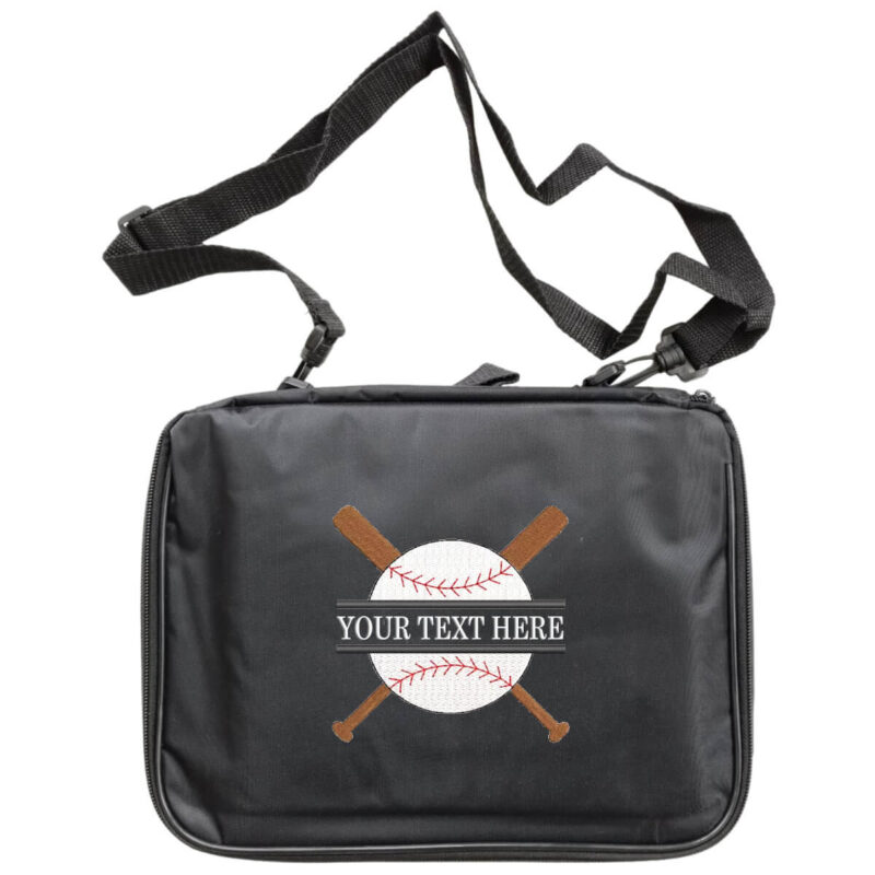 Custom Baseball Pin Bag with Name with Strap