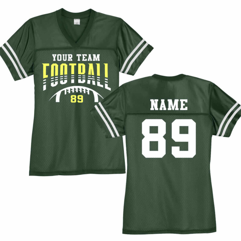 Football Jersey with Team Name and Number