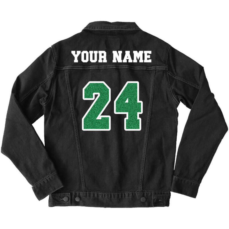 Custom Jean Jacket with Name & Number