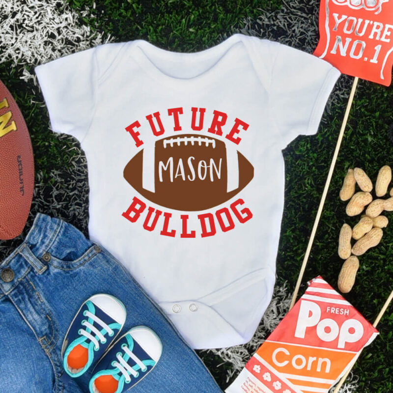 Personalized Team Baby Onesies