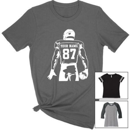 Custom Football Player Shirt - Back