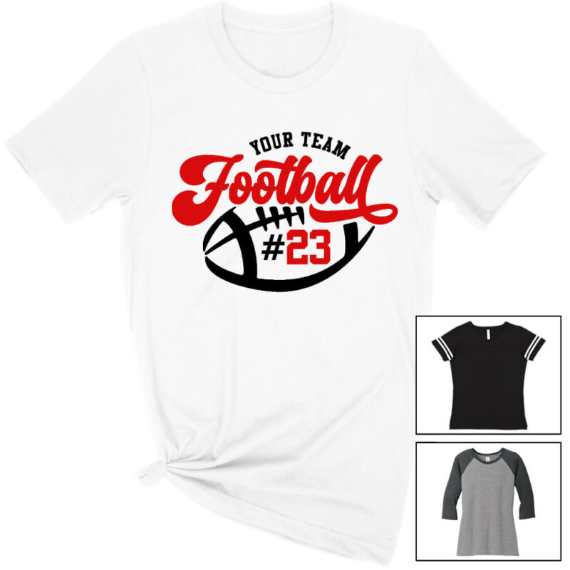 Team Football Shirt with Number