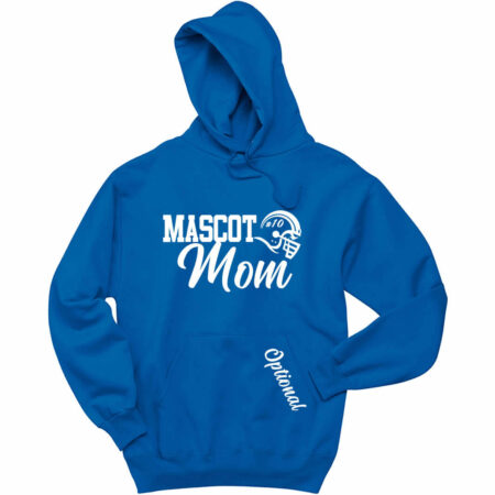 Football Mom Hoodie with Mascot Name & Number