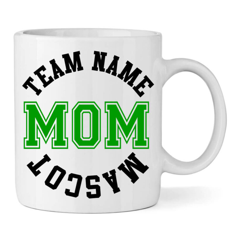 Custom Mom Mug with Team Name & Mascot