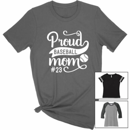Proud Baseball Mom T-Shirt