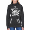 "Proud Football Mom" Cowl Neck Sweatshirt