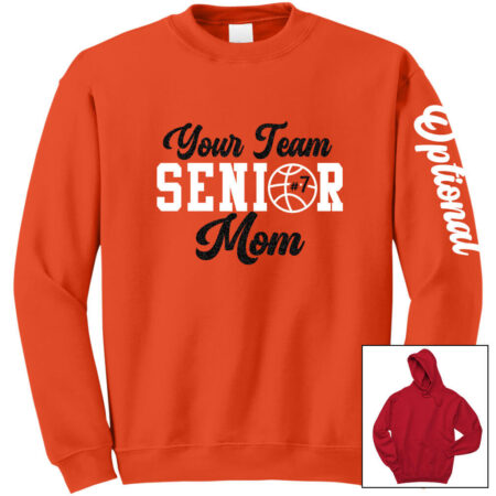 Senior Basketball Mom Sweatshirt