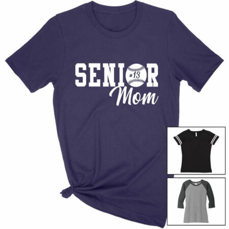 Senior Baseball Mom T-Shirt