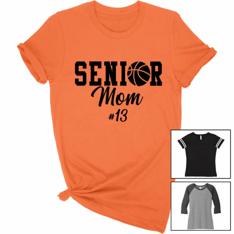 Senior Basketball Mom T-Shirt