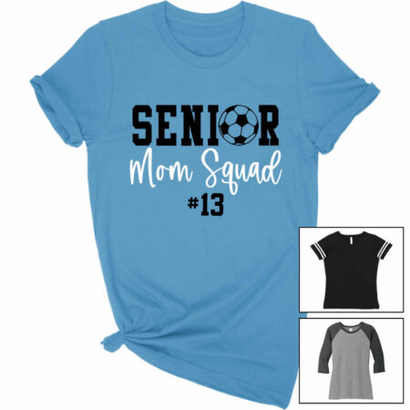 Senior Soccer Mom Squad T-Shirt