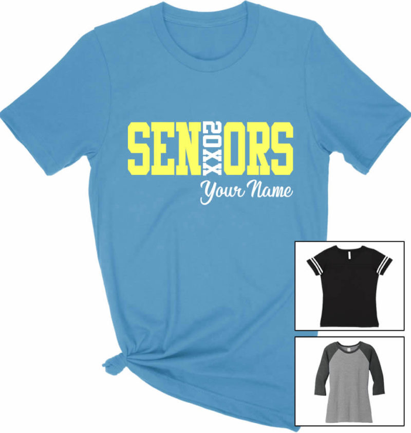 Senior Shirt with Year & Name