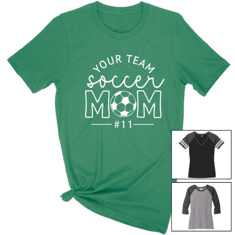 Soccer Mom Shirt with Number
