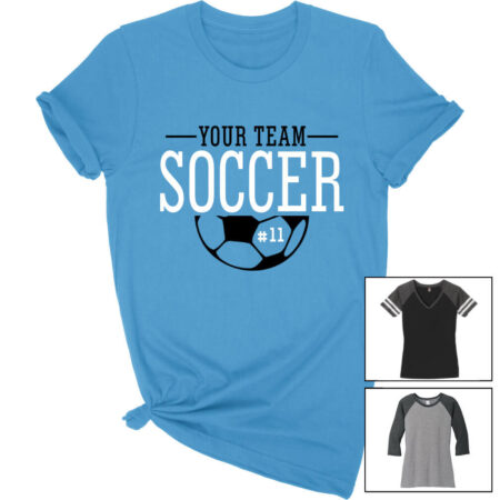 Soccer Team Shirt with Number