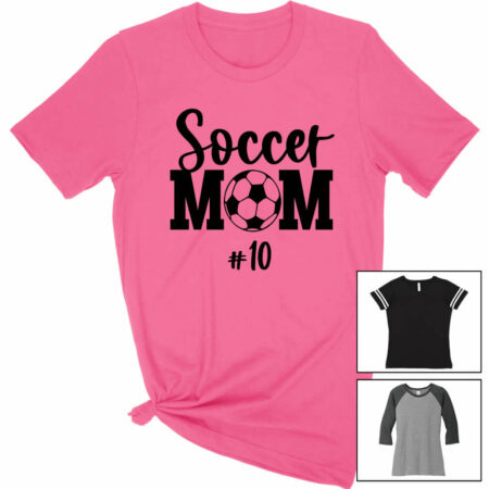 Soccer Mom T-Shirt with Number