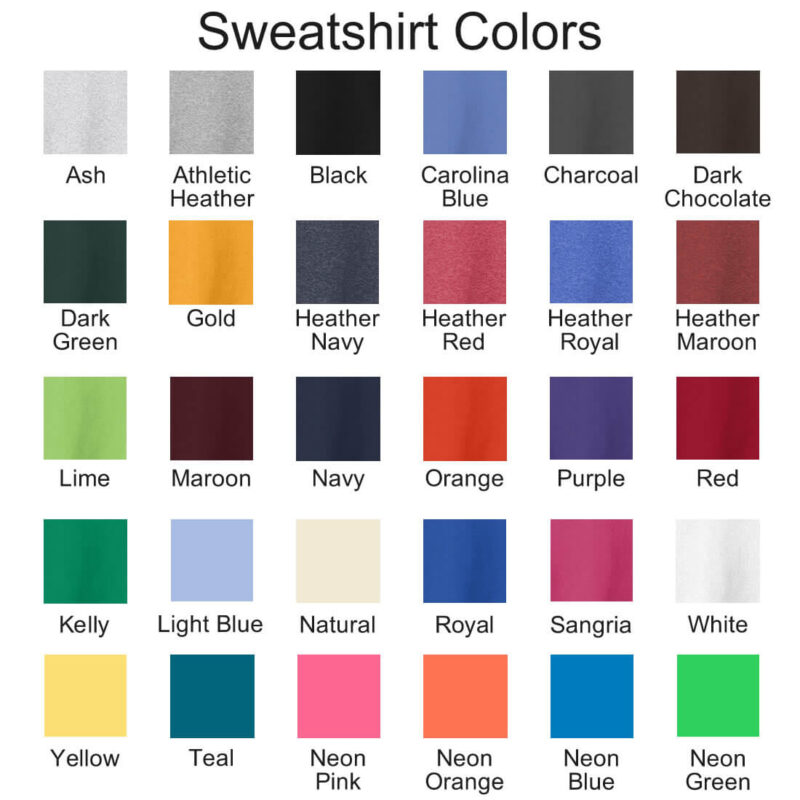 Sweatshirt Colors