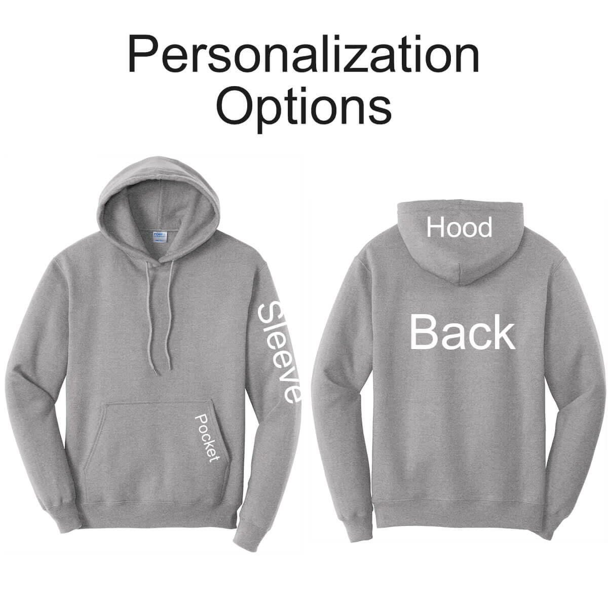 Custom Hoodies Back Logo, Football Sweatshirts