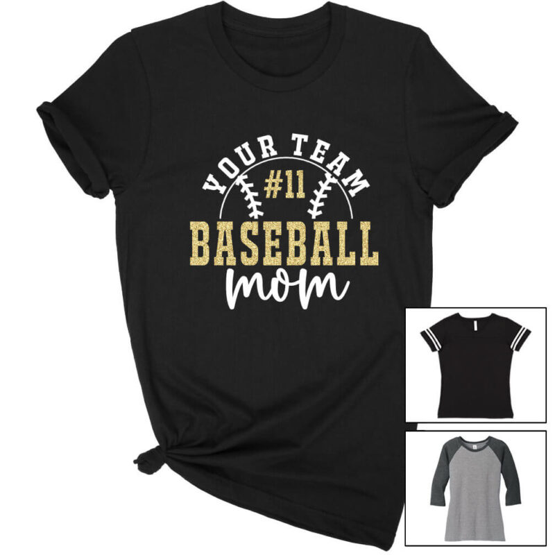 Team Baseball Mom Shirt