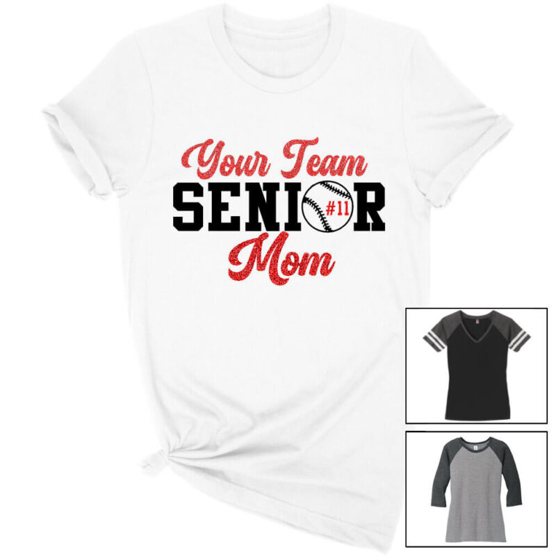 Senior Baseball Mom Shirt