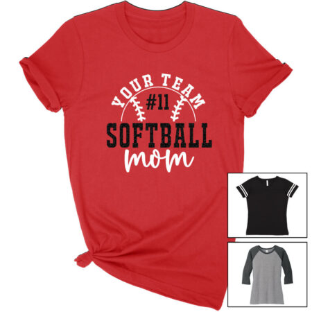 Team Softball Mom Shirt
