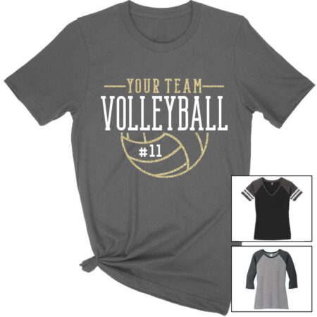 Volleyball Team Shirt with Number